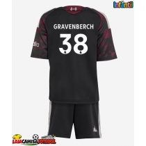 Camisa de Futebol Liverpool Ryan Gravenberch #38 Equipamento Alternativo Infantil 2026-27 Manga Curta (+ Calças curtas)
